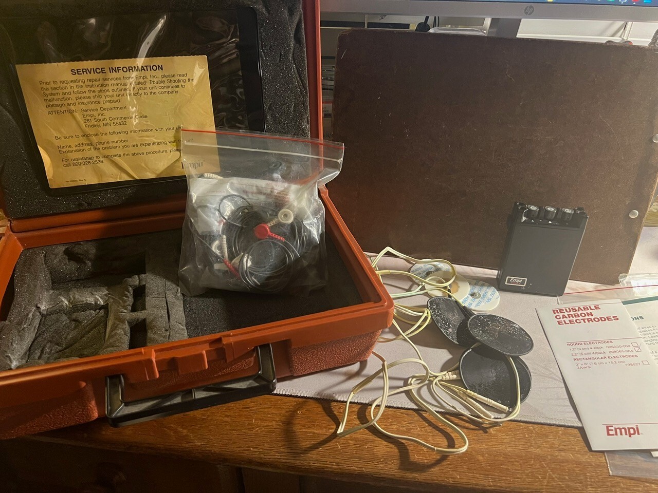 Empi Epix + 982H TENS_Pain Relief_Nerve Stimulator_w/ Case & Other Accessories