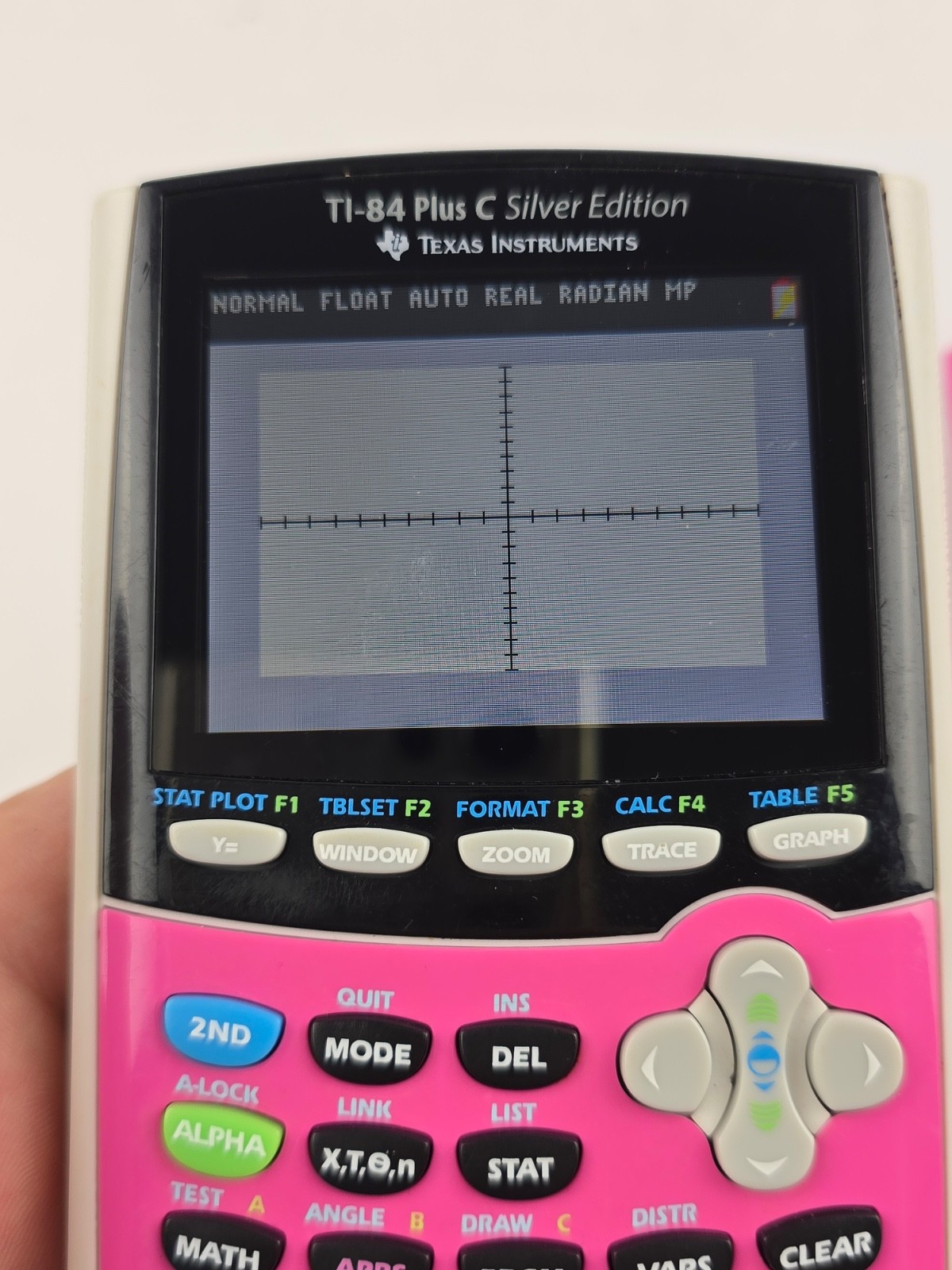 Texas Instruments TI-84 Plus C Silver Edition Graphing Calculator W/Cover – Pink