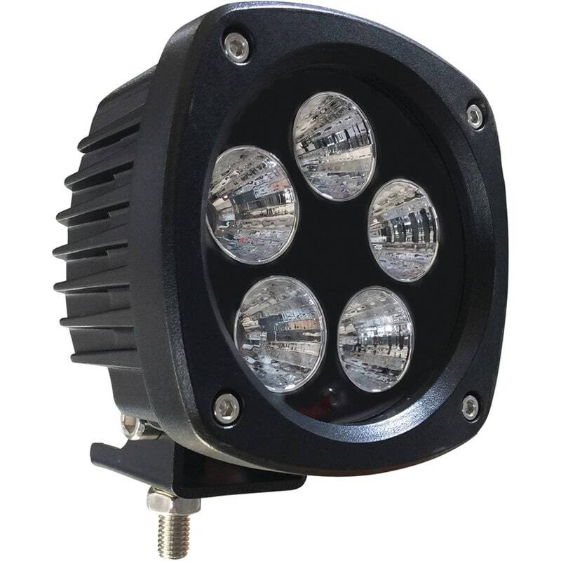 LED Flood Light 60? 6900 Lumens 50W 9-32V Stainless Steel Mounting Bracket