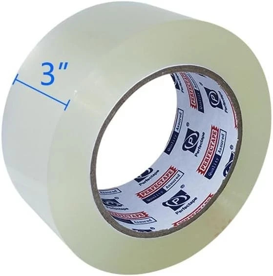 3″ Heavy Duty Packing Tape 6 Rolls, Total 390Y, Clear, 2.7 mil, 3 inch x 65 Y…