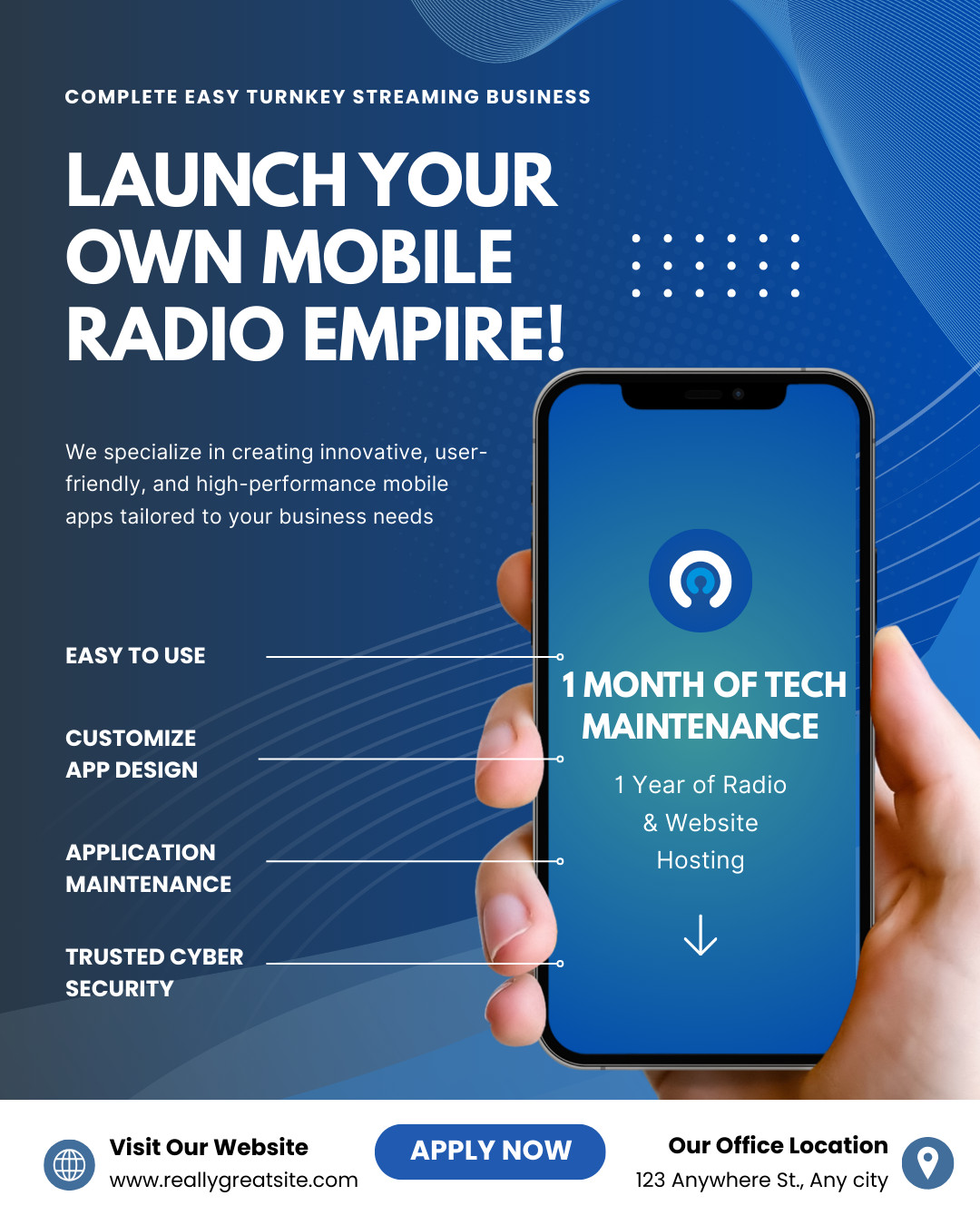 Launch Your Own Professional Intern Radio Website Business + 1 Month HOSTING