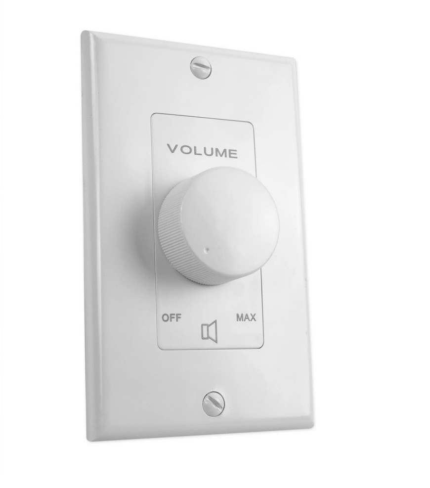 Rockville VOL7035 White 35w 70v Wall Volume Controller Box