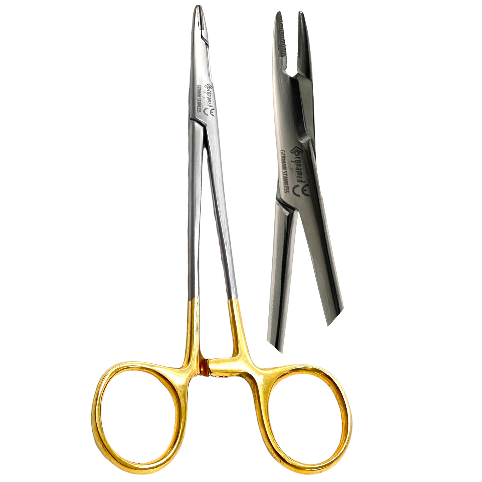T/C Olsen Hegar Suture Needle Holder Driver Cutting Scissors Surgical Dental