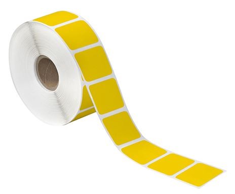 3 x 2″ Yellow Thermal Transfer Labels-3,000 Labels per Roll-4 per Roll