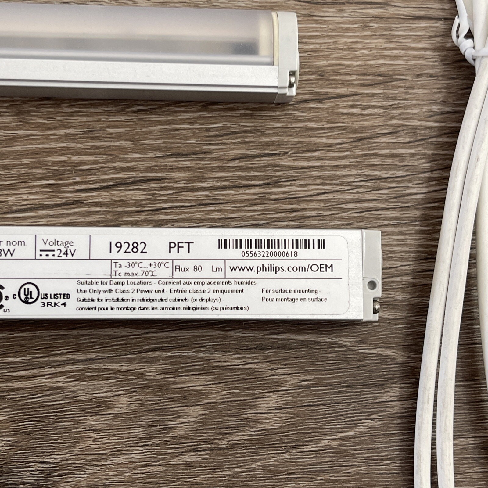 LOT of 4 Philips InteGrade Engine Va Shelf Cabinet LED 140mm 6″ 935 G3 24V 0.8W