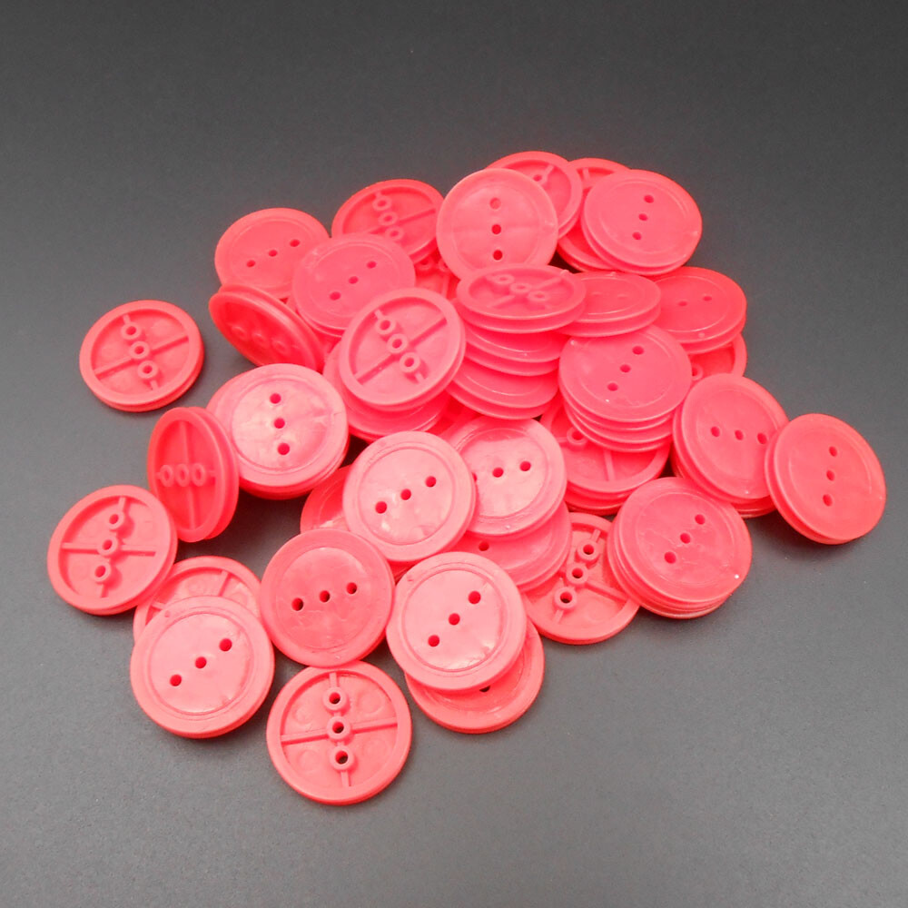 20Pcs X Plastic Pulley Model Motor Wheels 24MM Shaft Hole Bore 2MM 1.95MM 2.05MM