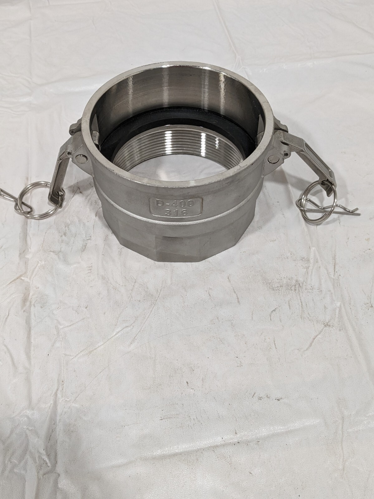 400-D-SS Dixon Valve 4″ 316 Stainless Steel Type D Coupler
