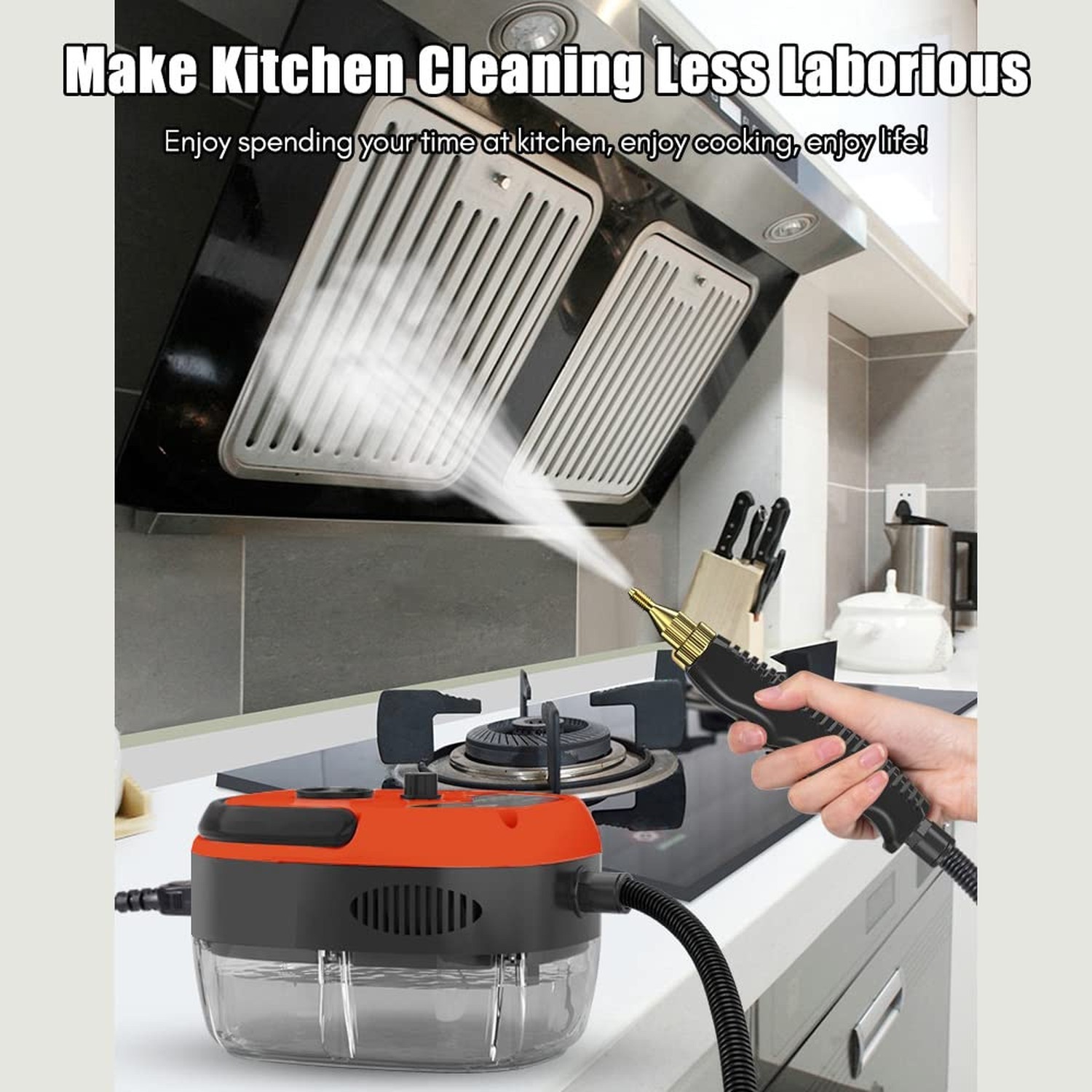 2500W Handheld Steam Cleaner High Temperature Pressurized Steam Cleaning Mach…
