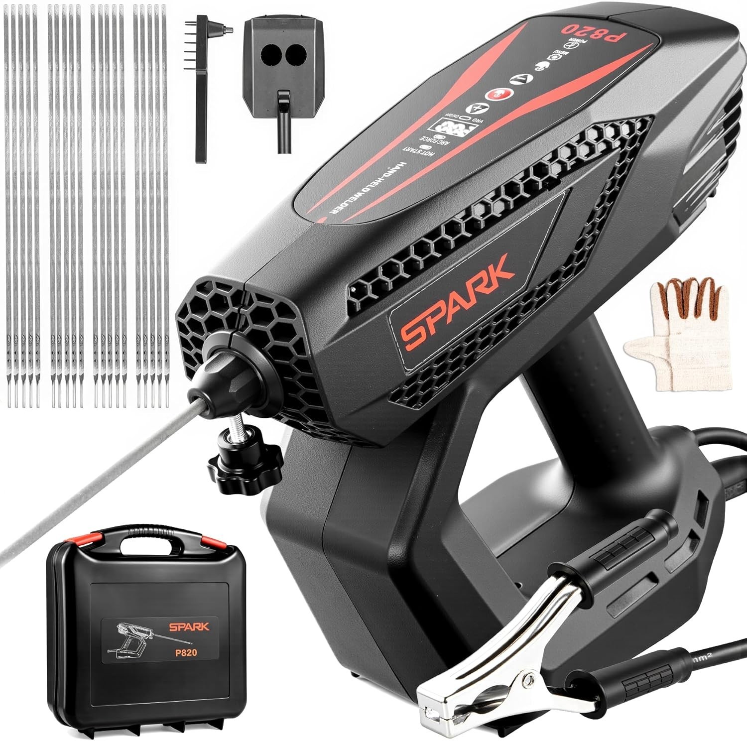 Saker Portable Electric Welding Machine,110V Portable Welder Handheld with IG