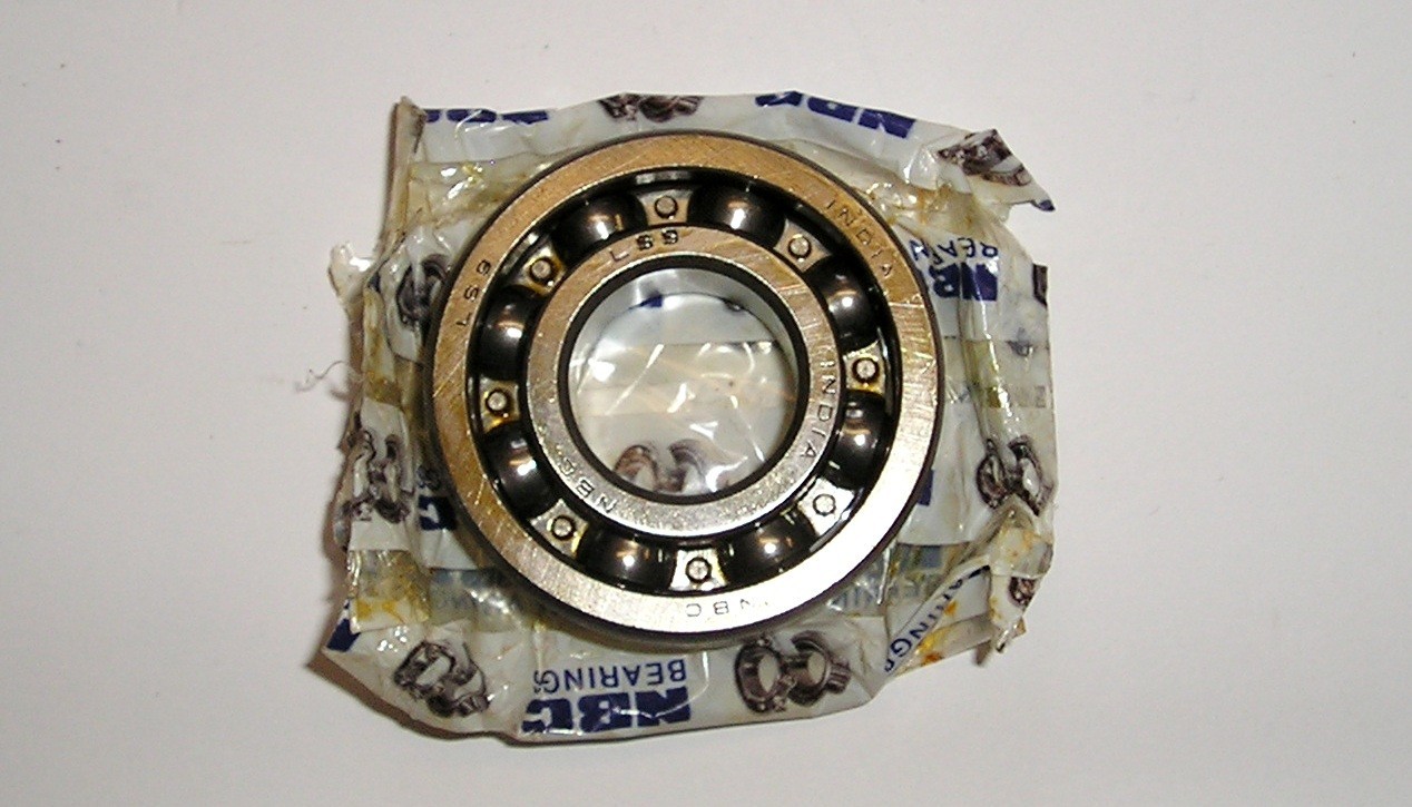 NBC brand LS9 deep grooved ball bearing, size .872 x 20.0 x .562