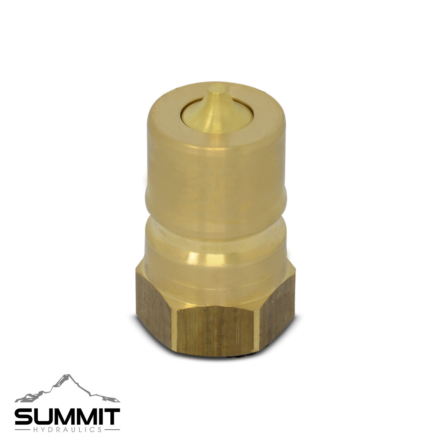 1″ NPT ISO 7241-B Brass Quick Connect Male Coupler