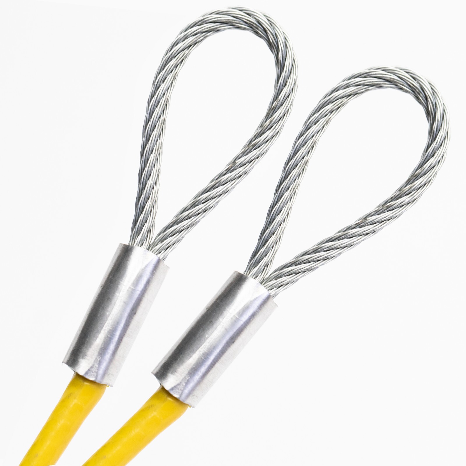 3/16″ COATED PVC GALVANIZED STEEL CABLE METAL WIRE ROPE 1ft-75ft (Clear, Yellow)
