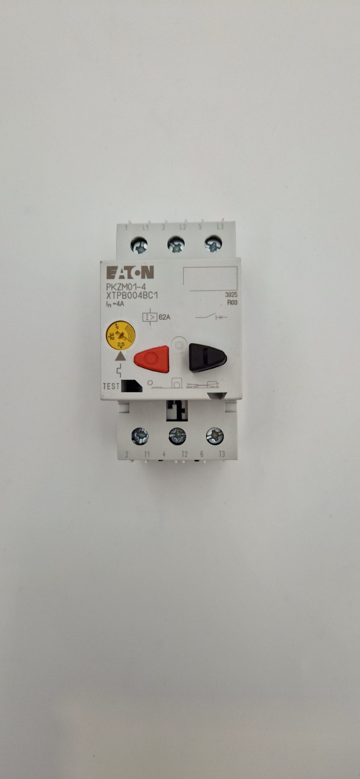 EATON Thermal Magnetic Circuit Breaker Motor Protect PKZM01-4 4A 3 Pole New US