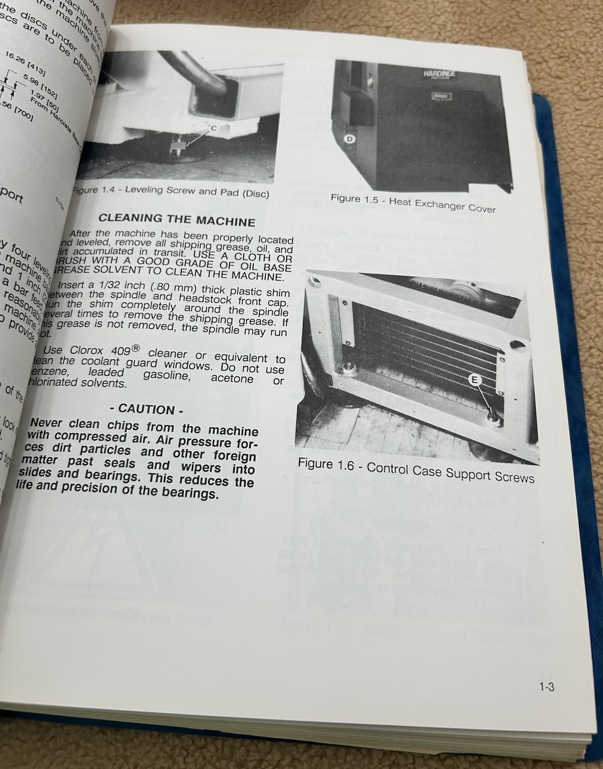 Hardinge Conquest 42 CNC Chucker & Bar Machine Operators/Programmers Manual 1989