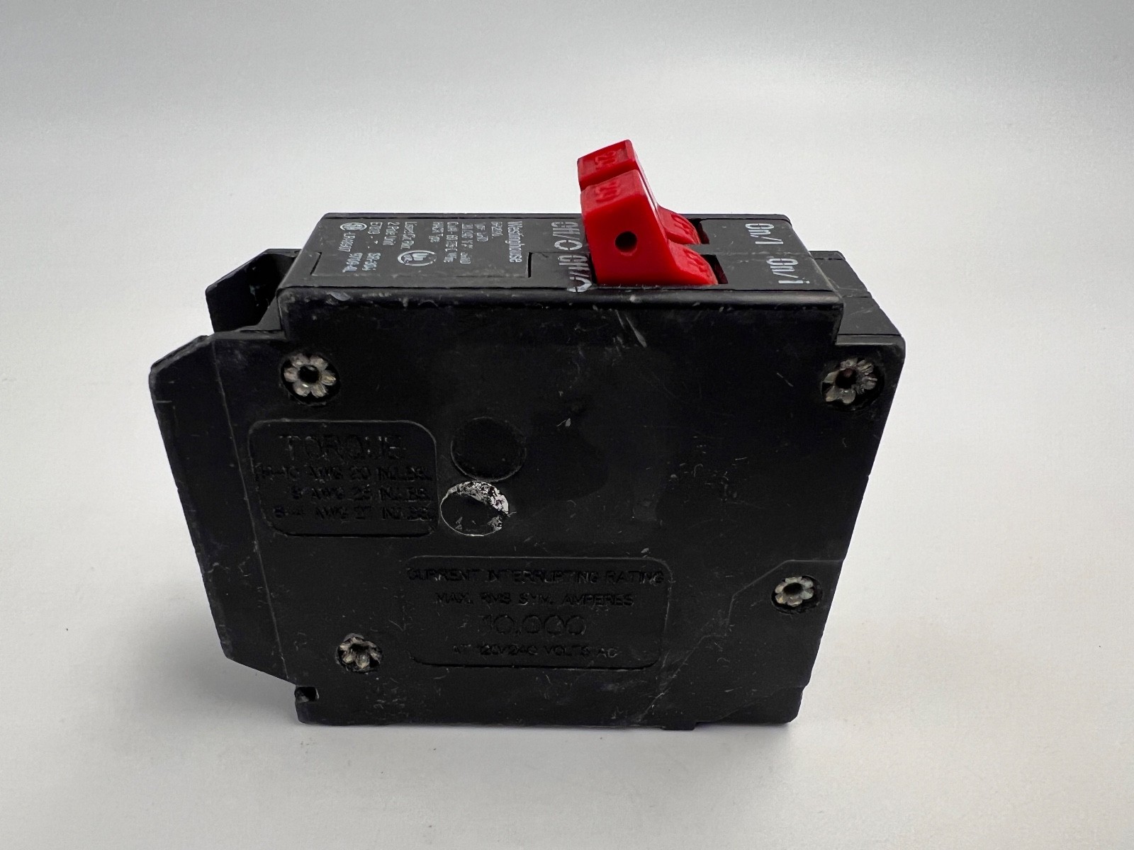 WESTINGHOUSE BR-2020 CIRCUIT BREAKER 20A 2P 120/240V