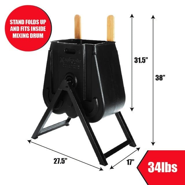 : Hand-Powered Concrete Mixer | Manual , Stucco, Mortar & Grout Mixer | Light…