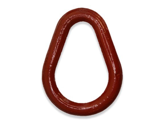 Master Link, 7/8, Weldless-Pear Shaped, Painted Red (1 Pieces)