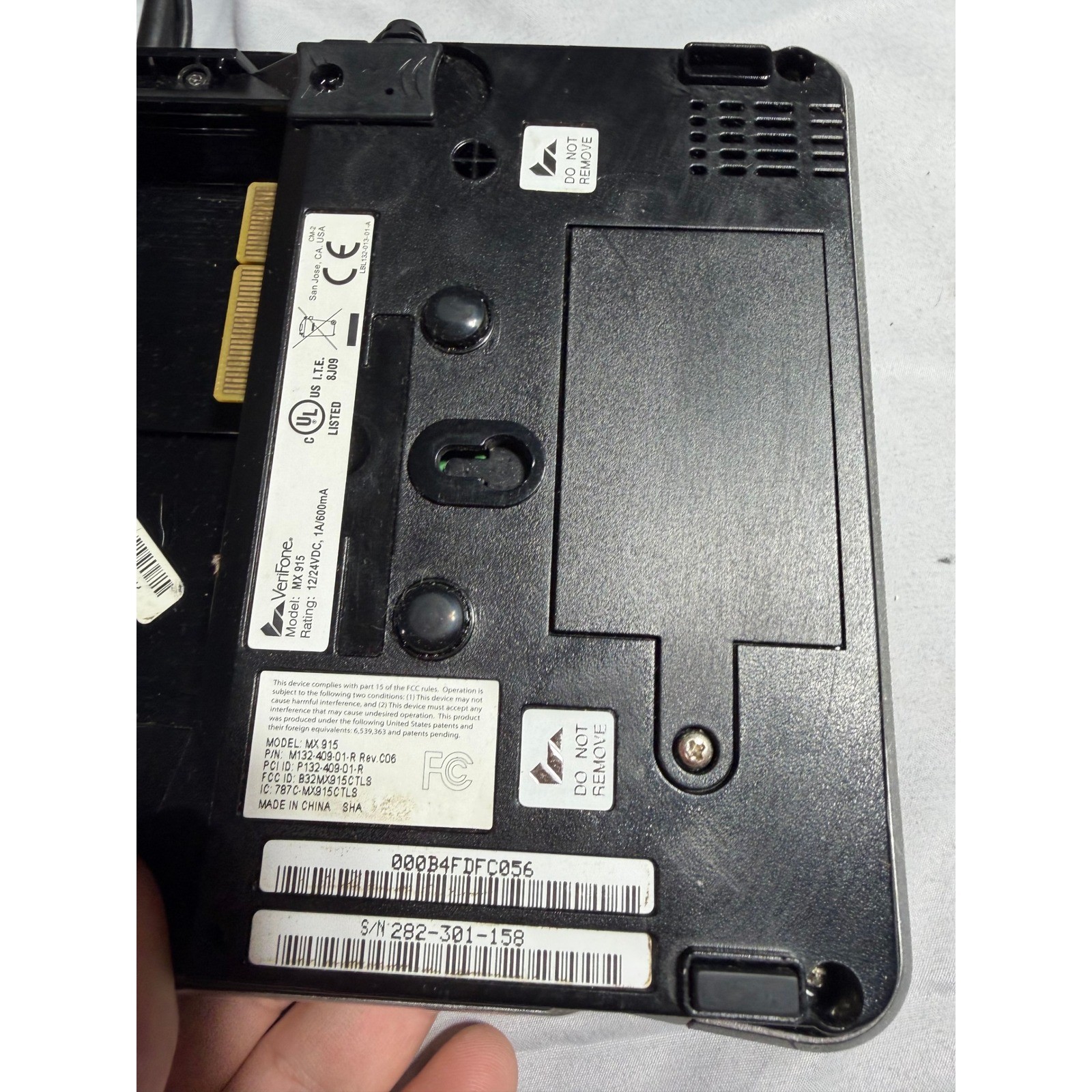 Verifone MX 915 Credit Card Terminal POS System M177-409-01-R Lot of 5 Black