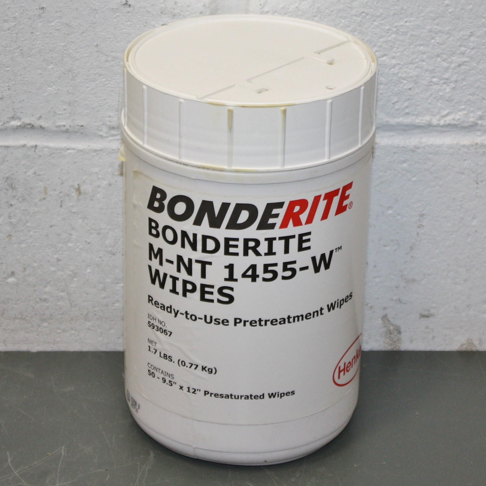 (50) Loctite Bondrite M-NT 1455-W Pretreat Wipes 593067, Metal Surface Prep