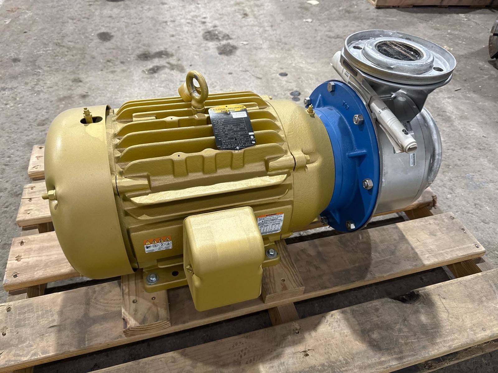 GOULDS 3-SH Stainless End Suction Pump, ESHF/C 3X4X8, 03SH08K6, 20HP, 6″ Imp.