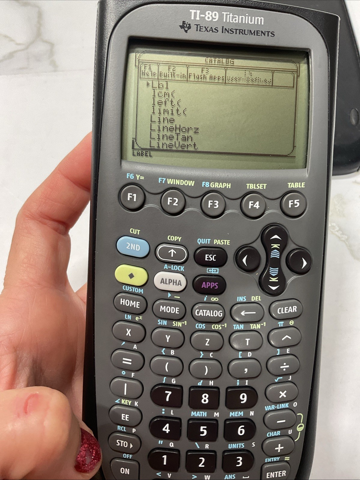 Texas Instruments TI-89 Titanium Graphing Calculator w/ Cover Tested Working
