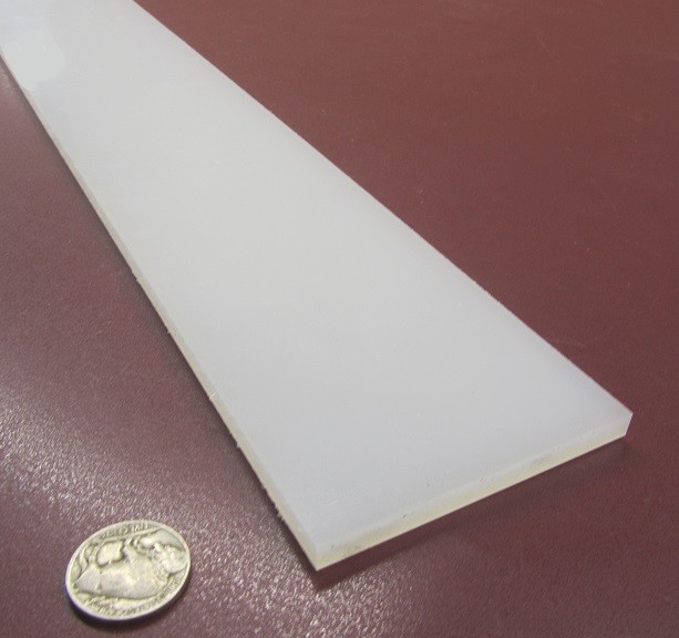 Polypropylene Bar 1/4″ (.250″) Thick x 3.00″ Wide x 48″ Long, 4 pcs, 16 feet