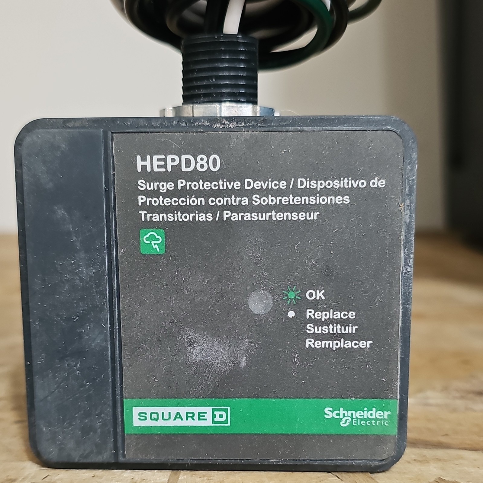 Schneider Electric Square D HEPD80 SPD Type 1 120/240V 80kA NEMA 4X