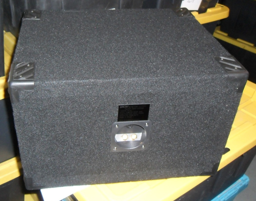 MCM CUSTOM AUDIO 555-10350 PA Speaker W/ Tweeter Array 600W 1kHz to 20k 95db