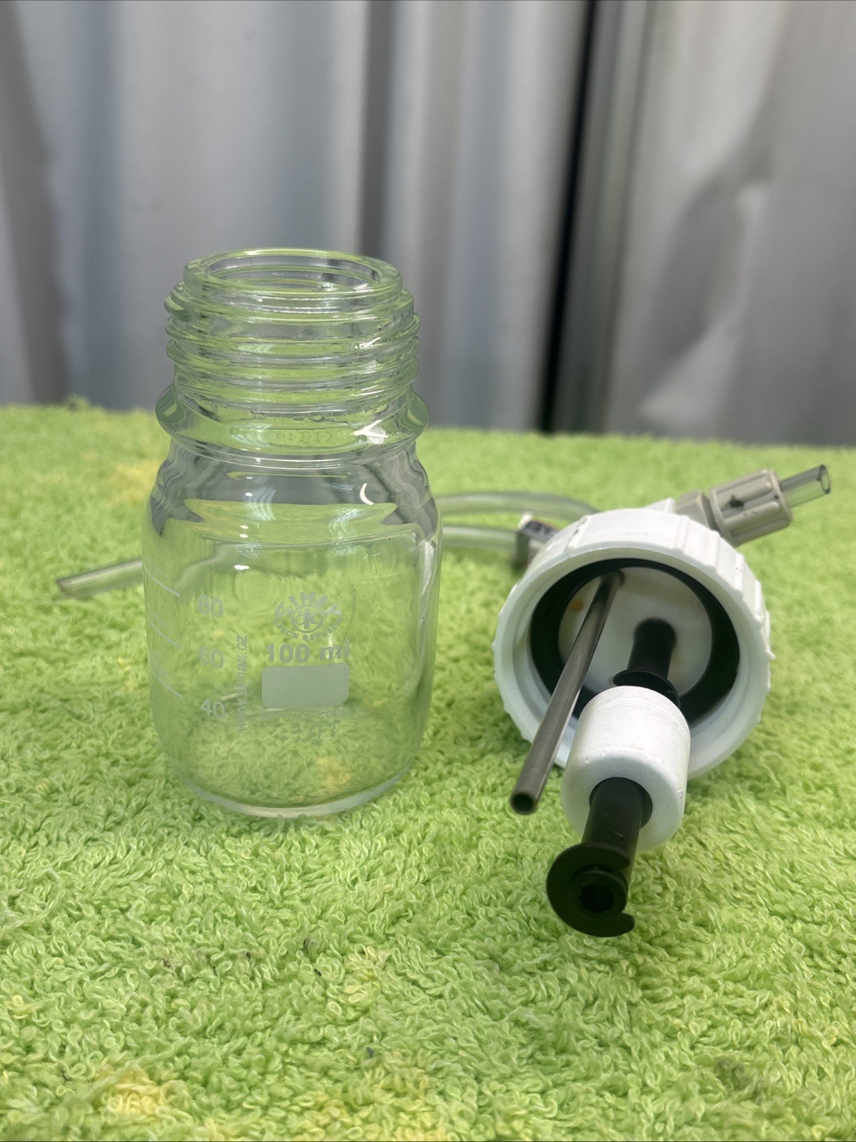 Electrochemical Cell 100 mL glass cell Simax bottle