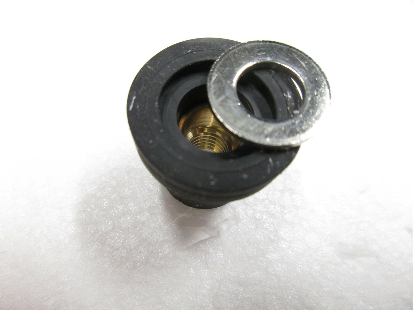 8 Rubber Vibration Isolator Mounts, M8-1.25 Internal, See Pics For Dimensions