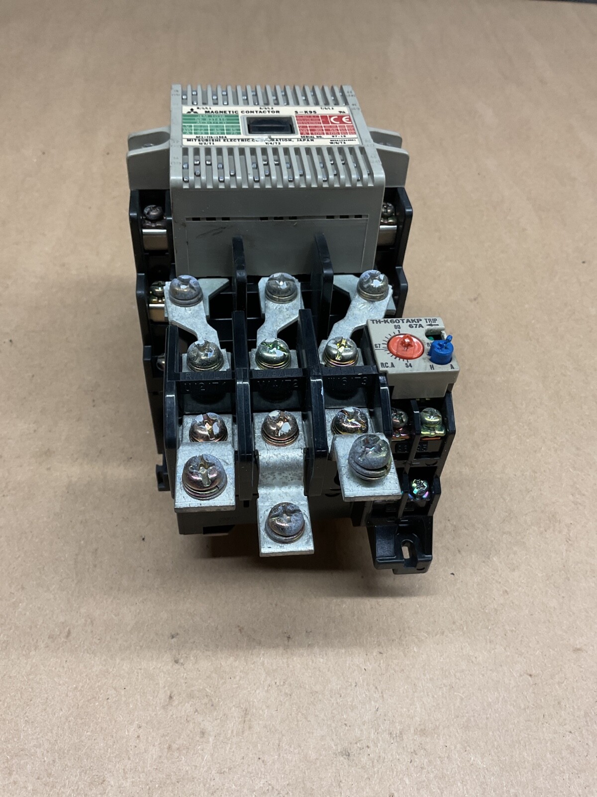 MITSUBISHI MAGNETIC CONTACTOR S-K95 200-240V 50/60hz #4013E118PR7