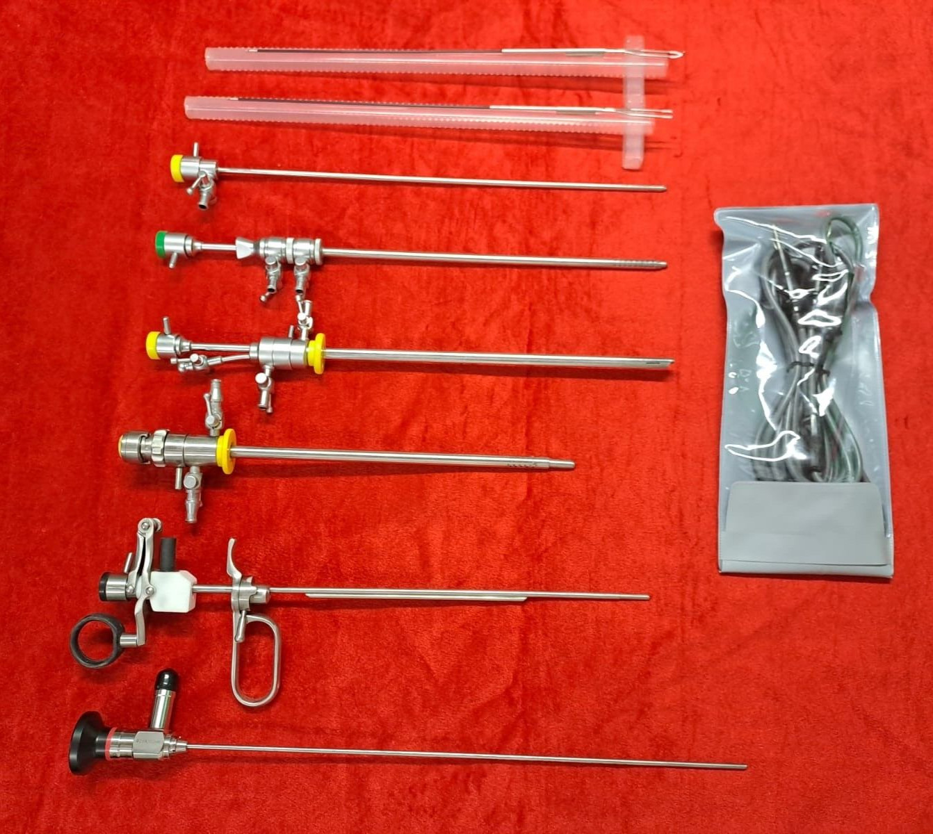 Hysteroscopy Surgery Set 2.9mm With Working Element 22fr & Loops 22FR Reusable