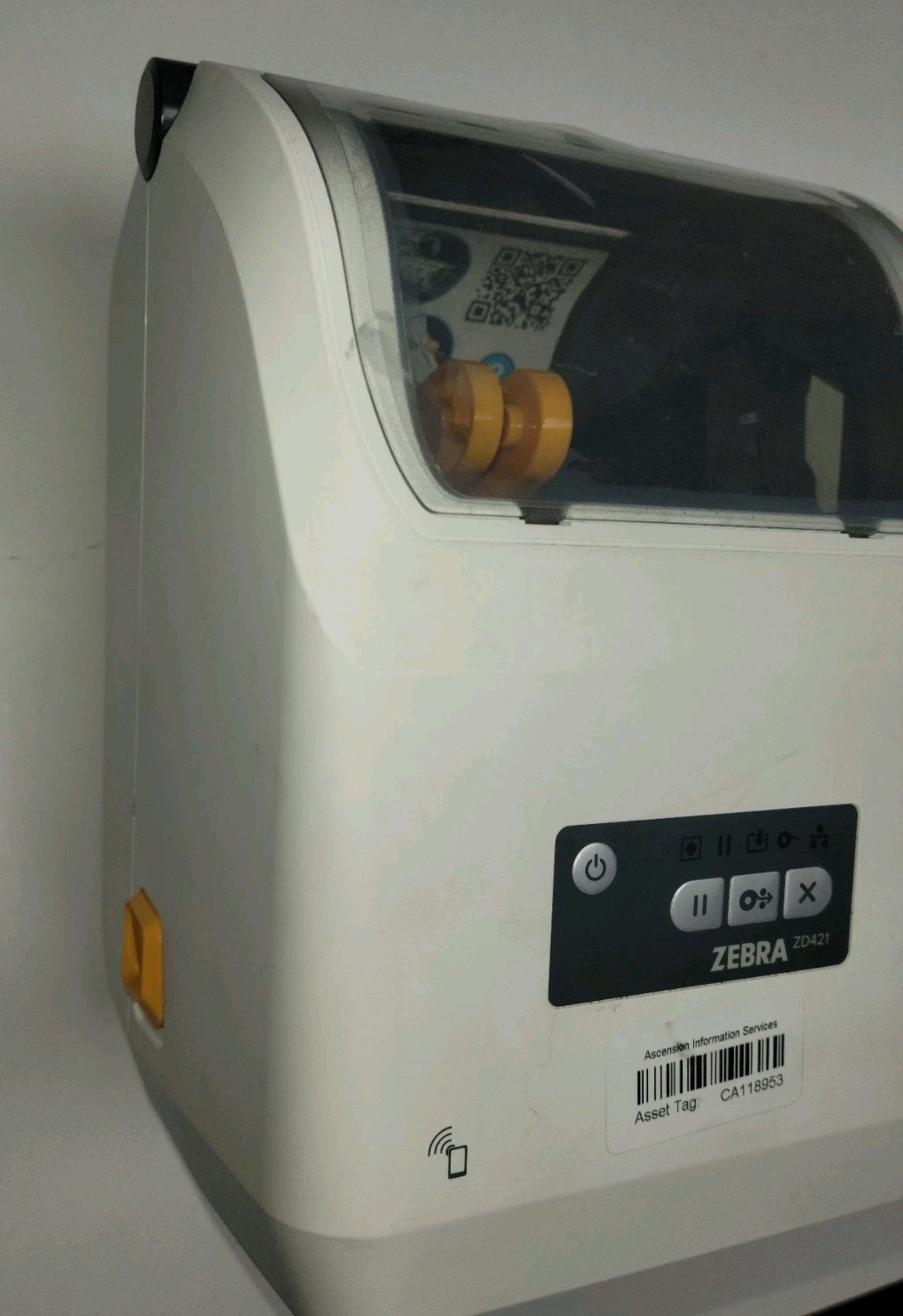 Zebra ZD421 Desktop Barcode Label Printer USB and Ethernet Connectivity