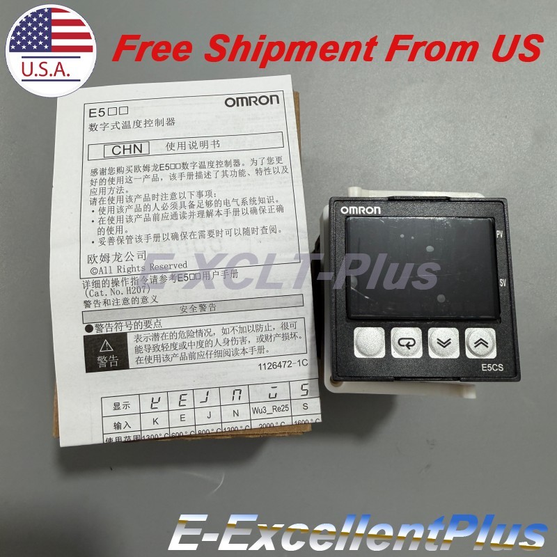 New For Omron E5CSV-R1KJ-W Digital Temperature Controller E5CSVR1KJW USA Stock