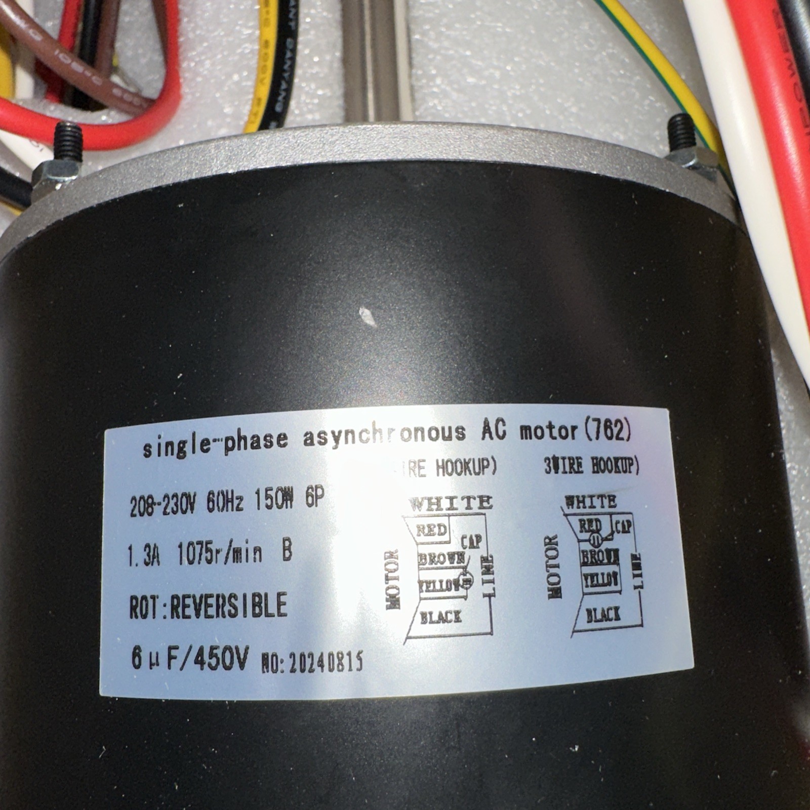 HVAC Air Conditioner Condenser Fan Motor Replacement for RHEEM 51-23055