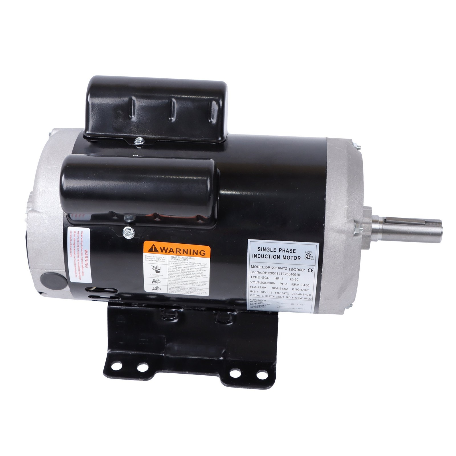 5HP Air Compressor Motor 23378805 54421193 for Ingersoll Rand 230V 3450 Rpm