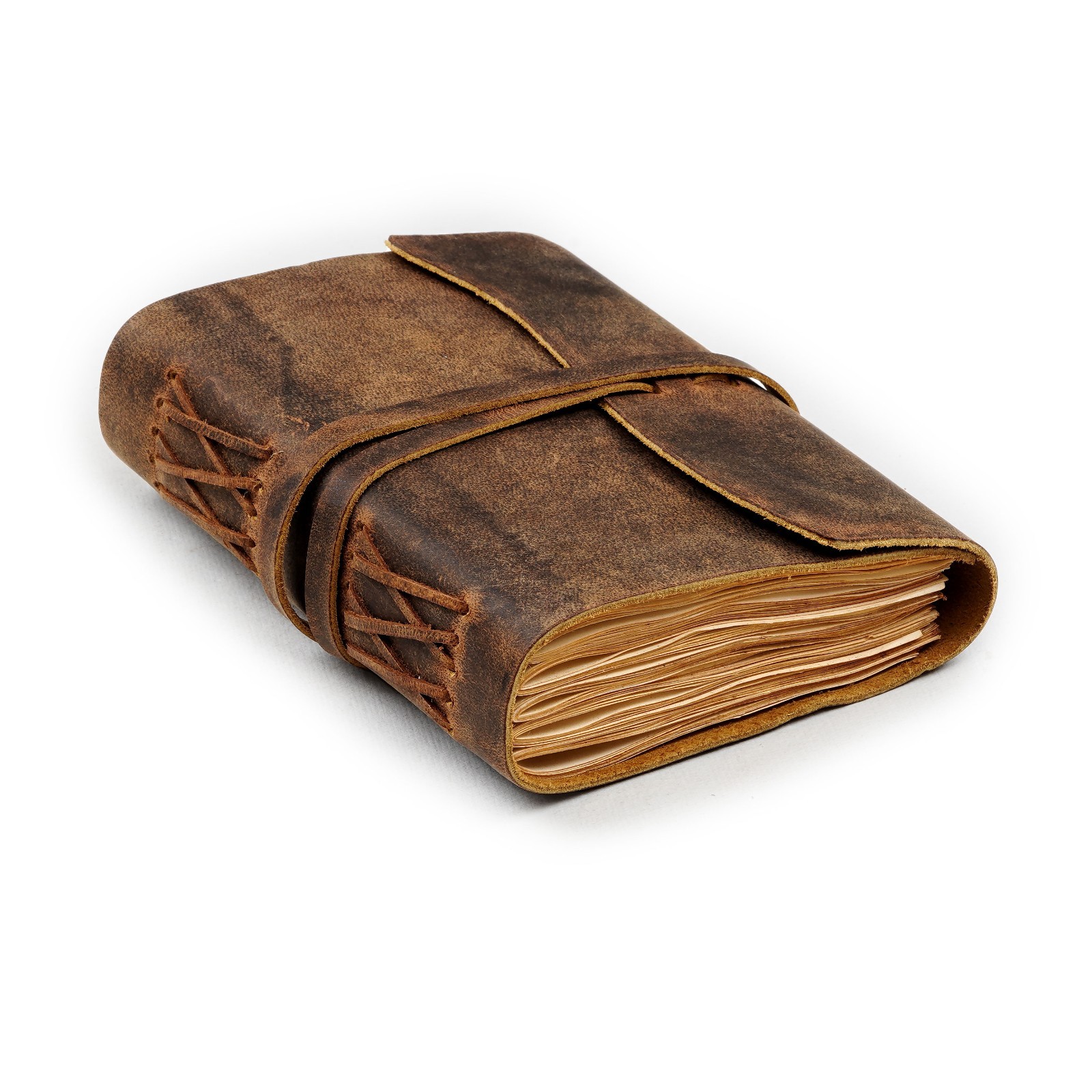 Leather Bound Journal 220 Pages-Vintage Blank Paper Diary for Writing, Sketching