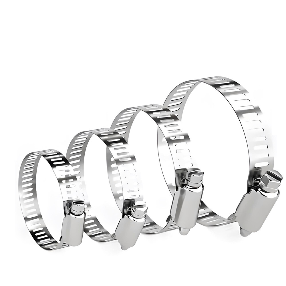 Clips 304 Stainless Steel High Torque Hose Clamp Marine Grade Power Hose Clamp