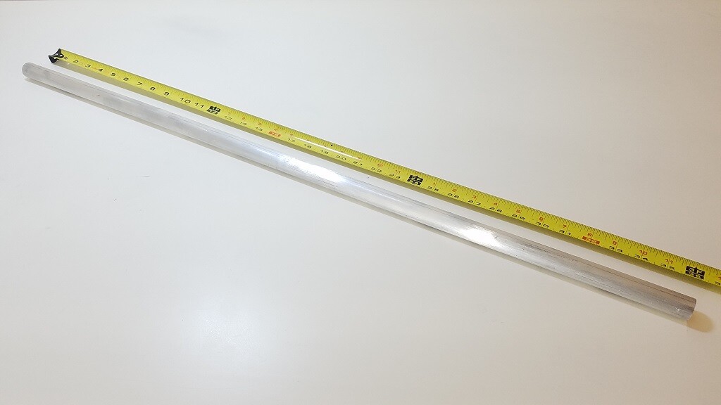 6061 Aluminum Round Bar, 7/8″ Round, 36″ long, Lathe, Solid, T6511