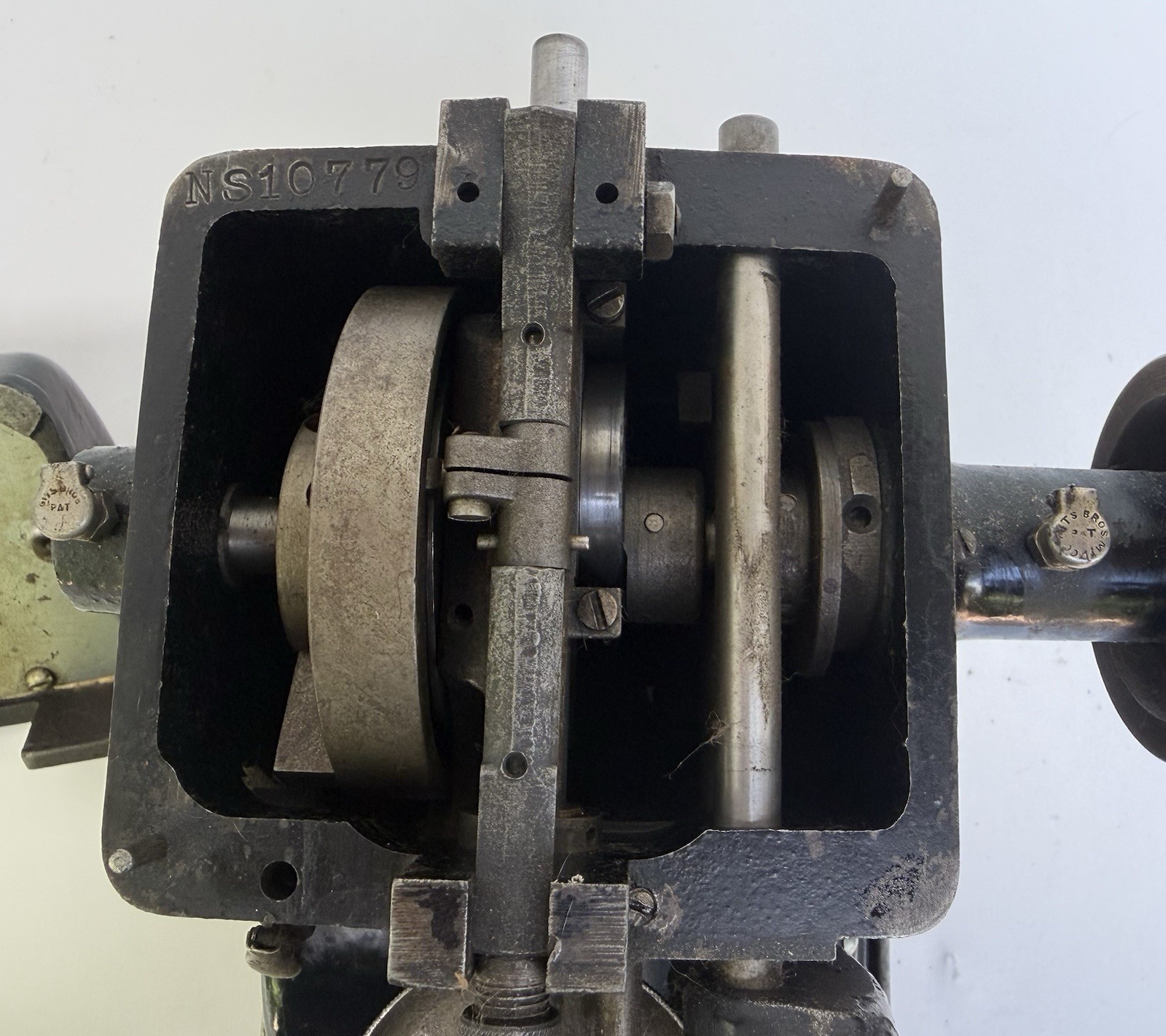 Antique Bonis Never-Stop Fur Sewing Machine Made in USA