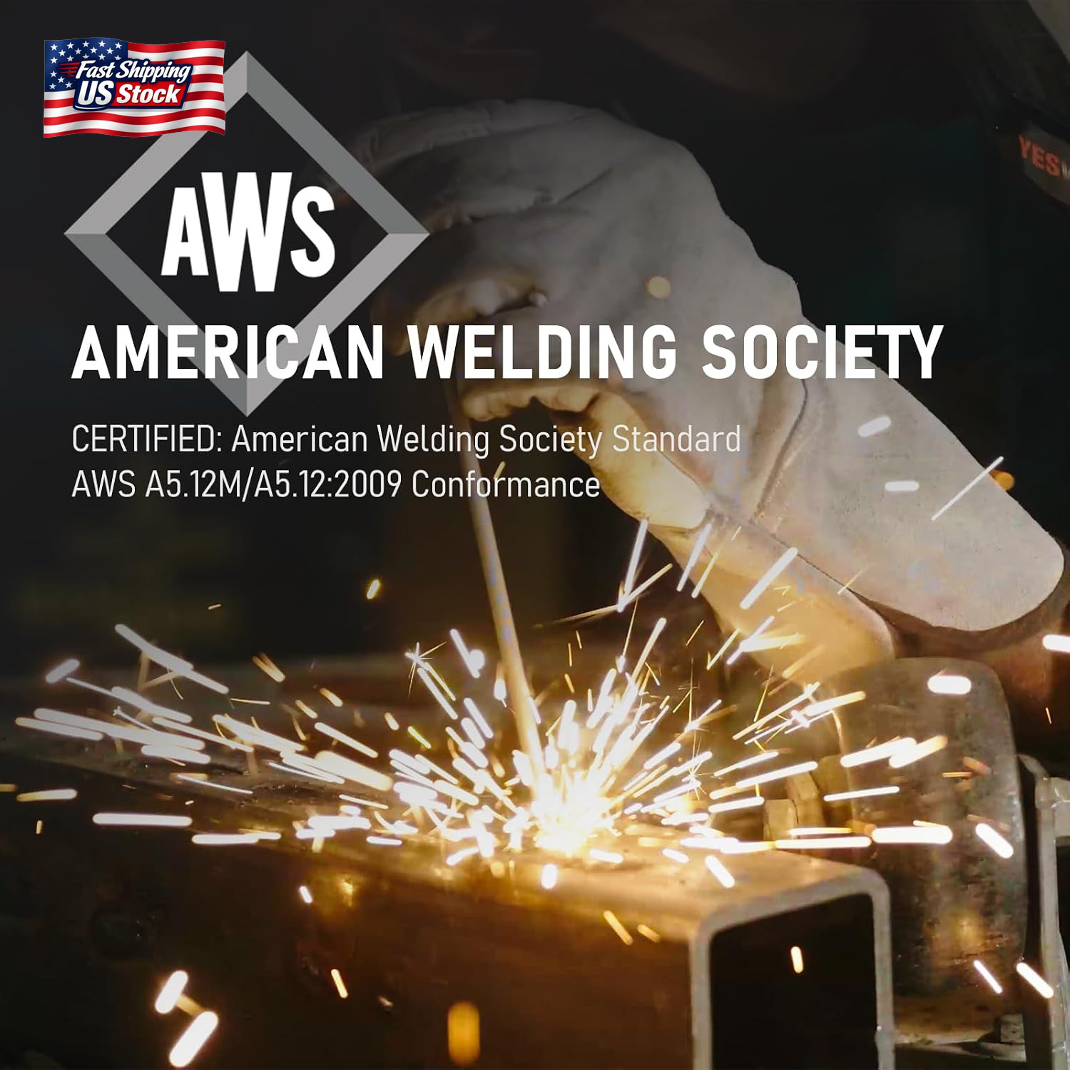 YESWELDER E6011 1/8» 10LB Welding Rod Carbon Steel Stick Electrodes