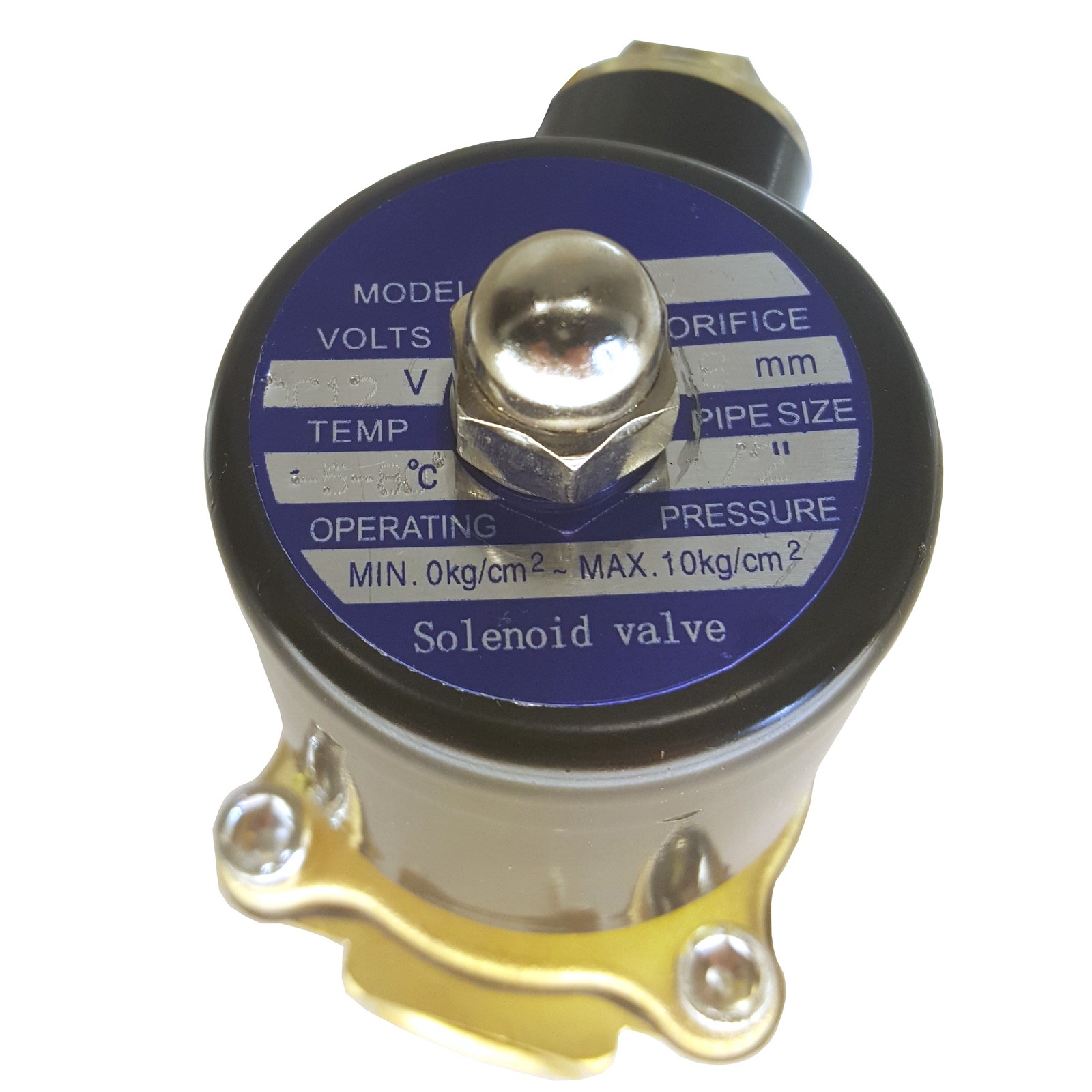 HFS(R) 110V Ac 1/2″ Electric Solenoid Valve Water Air Gas, Fuels N/C