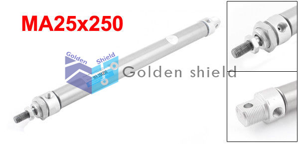 25mm Bore 250mm Stroke Double Acting Pneumatic Air Cylinder✦Kd