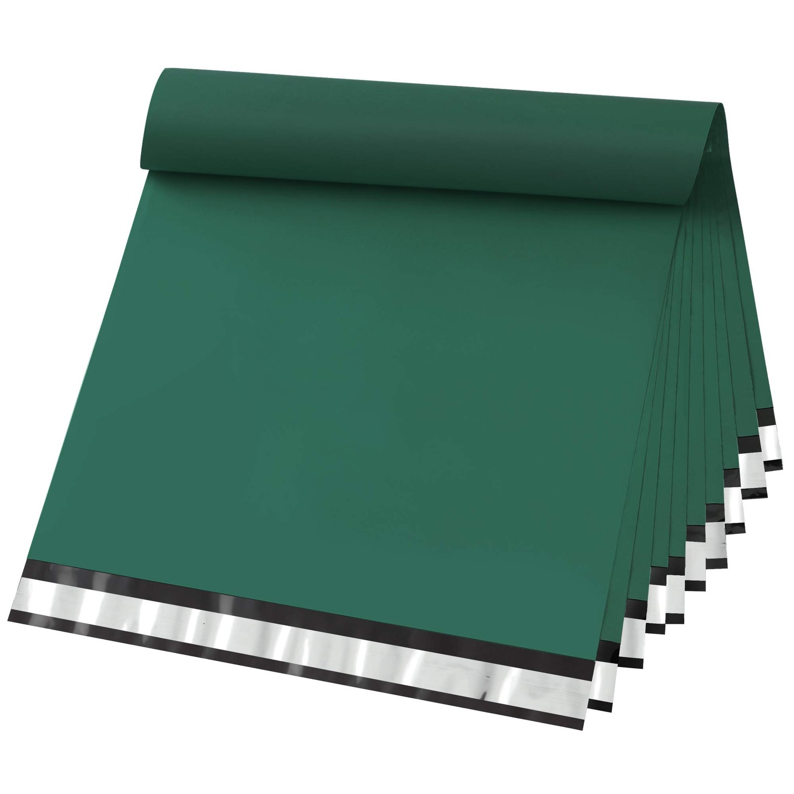 200pcs Ultramarine Green 12×15.5 In Self Seal Waterproof Poly Shipping Bags