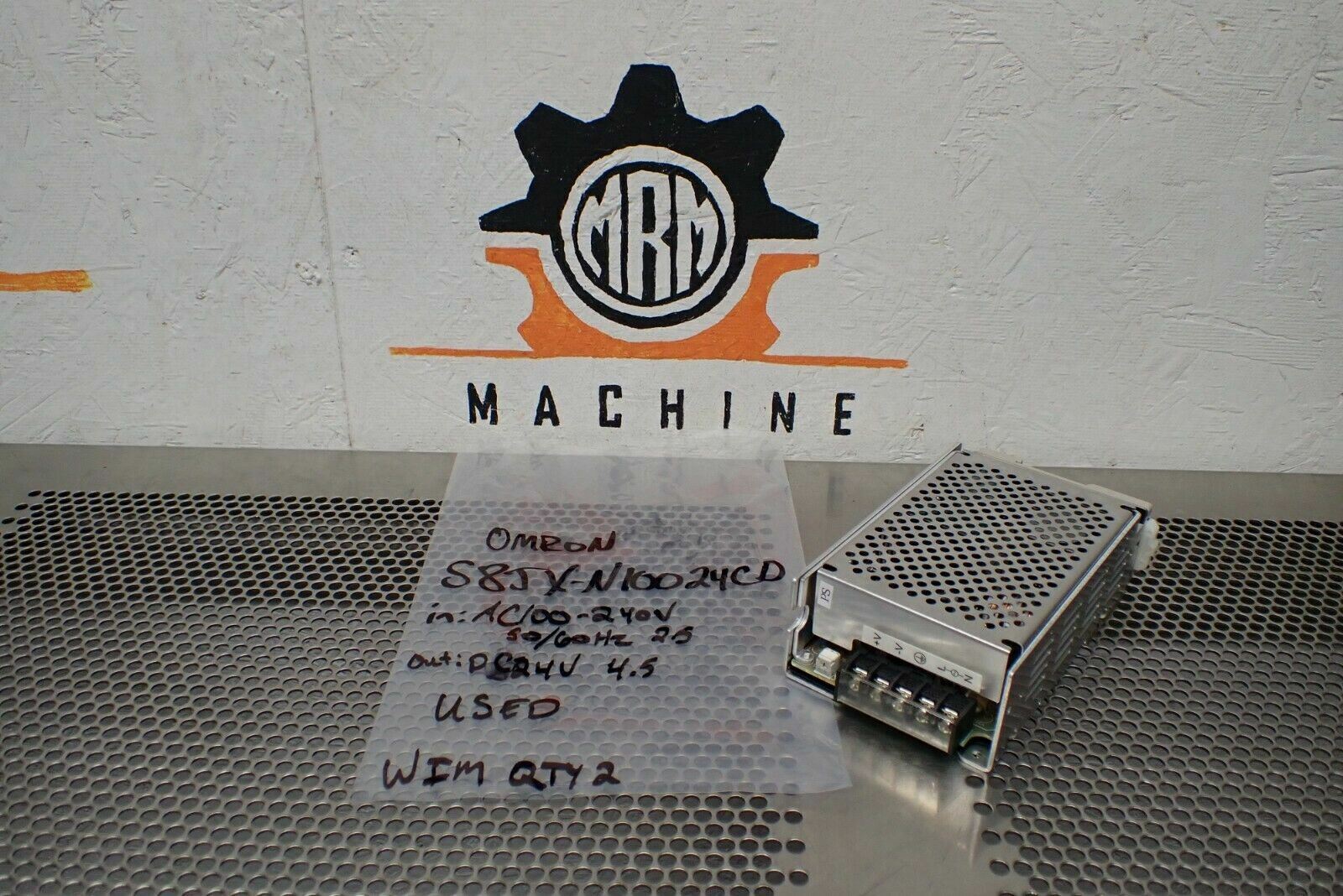 Omron S8JX-N10024CD Power Supply DC24V 4.5A AC100-240V 50/60Hz 2.5A Used
