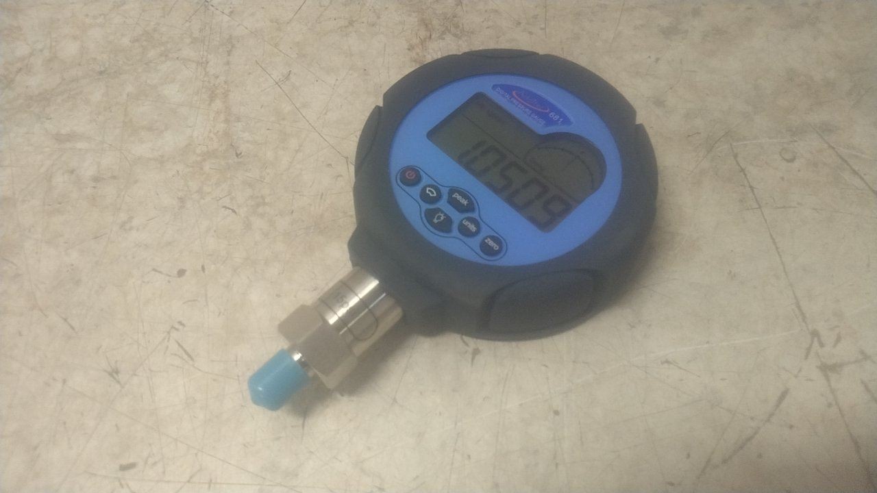Additel ADT681-20-GP15-PSI-N 3.5 In Dial Size 0 to 15 PSI Digital Pressure Gauge