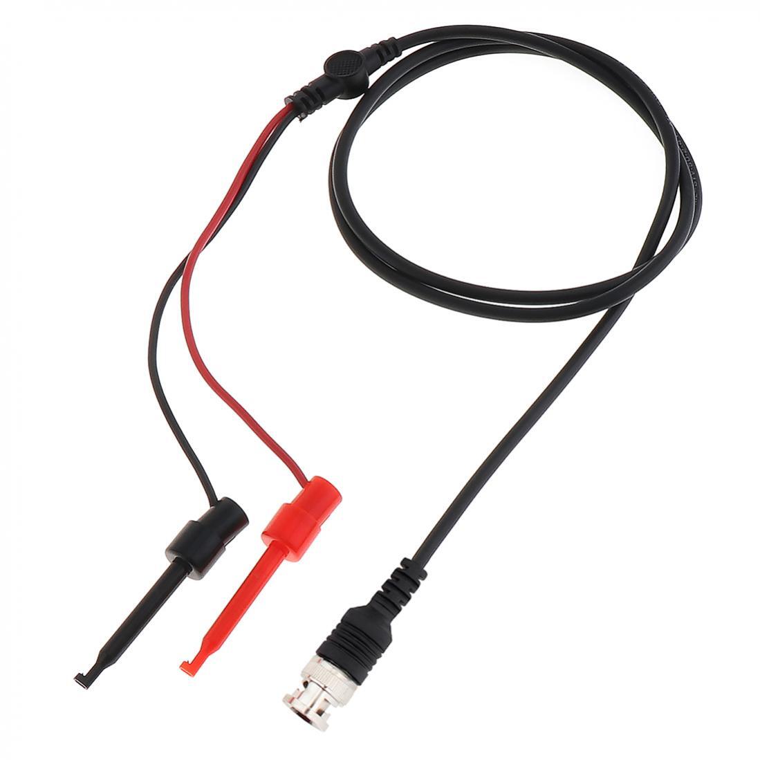 2 Pack BNC Male Plug Q9 to Dual Alligator Clip Test Leads Probe Coaxial Cable