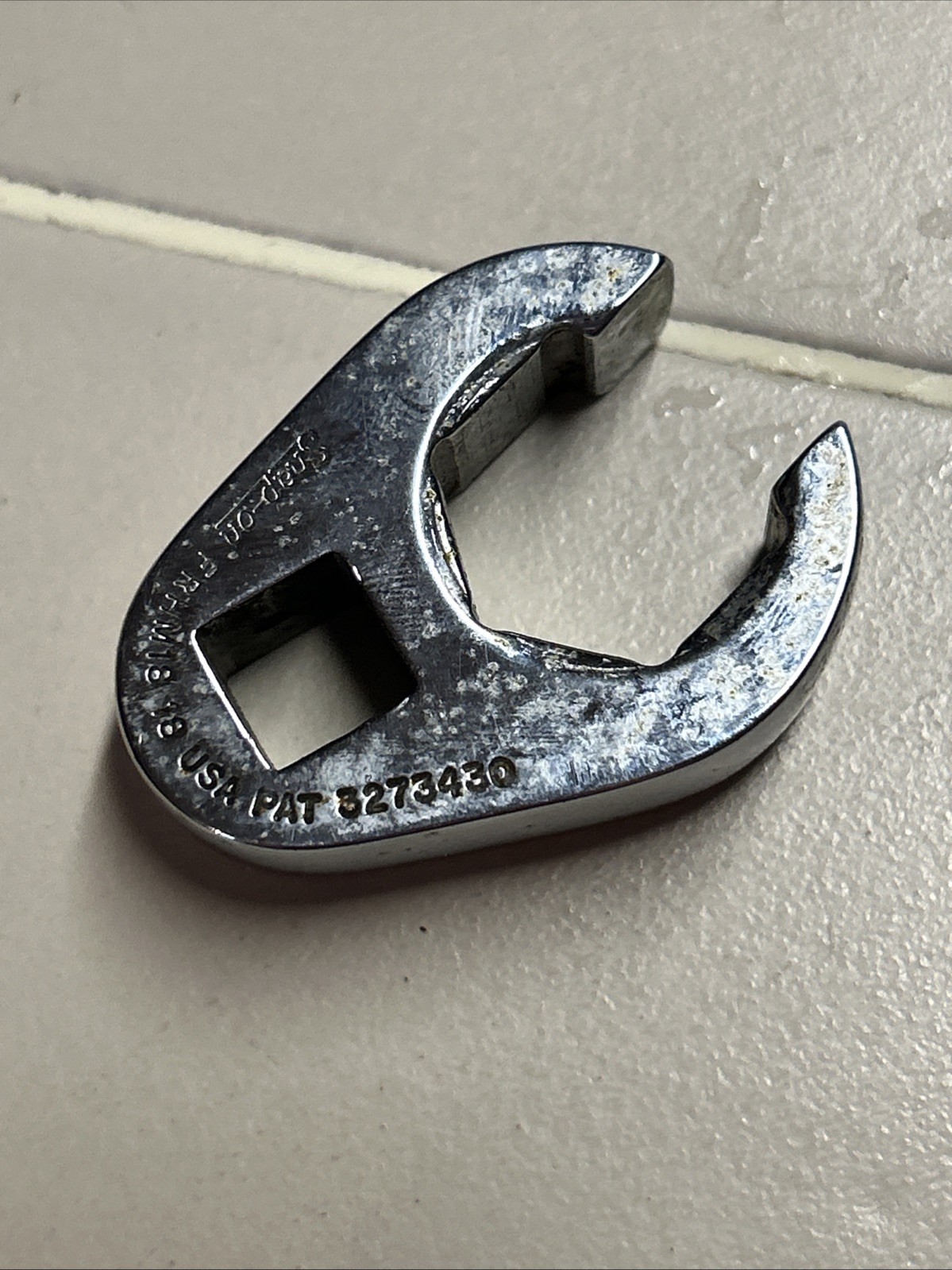Snap-on FRHM18 18mm USA Flare Nut Crowfoot Wrench Socket Tool Pat 4273430