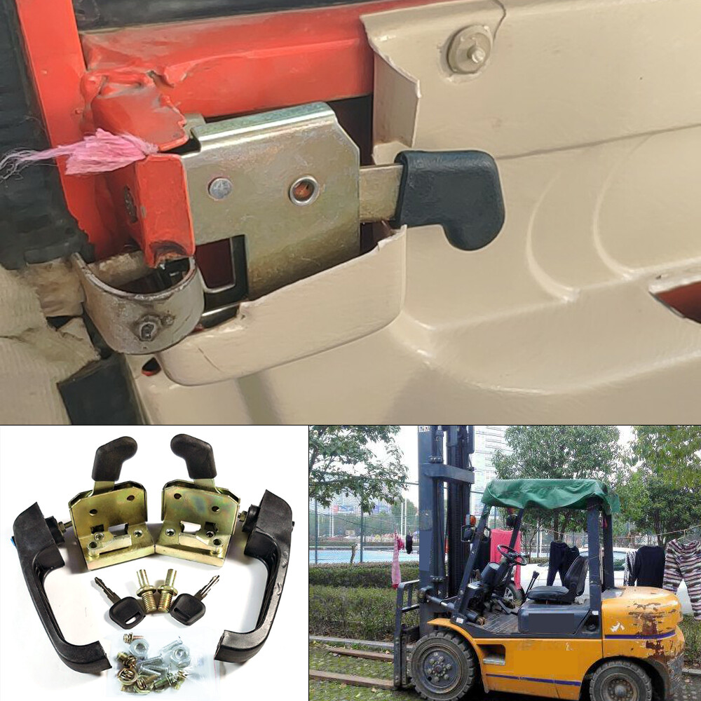 Universal Tractor and Heavy Equipment Lock Door Handle Set Loader Door 18.5*6cm