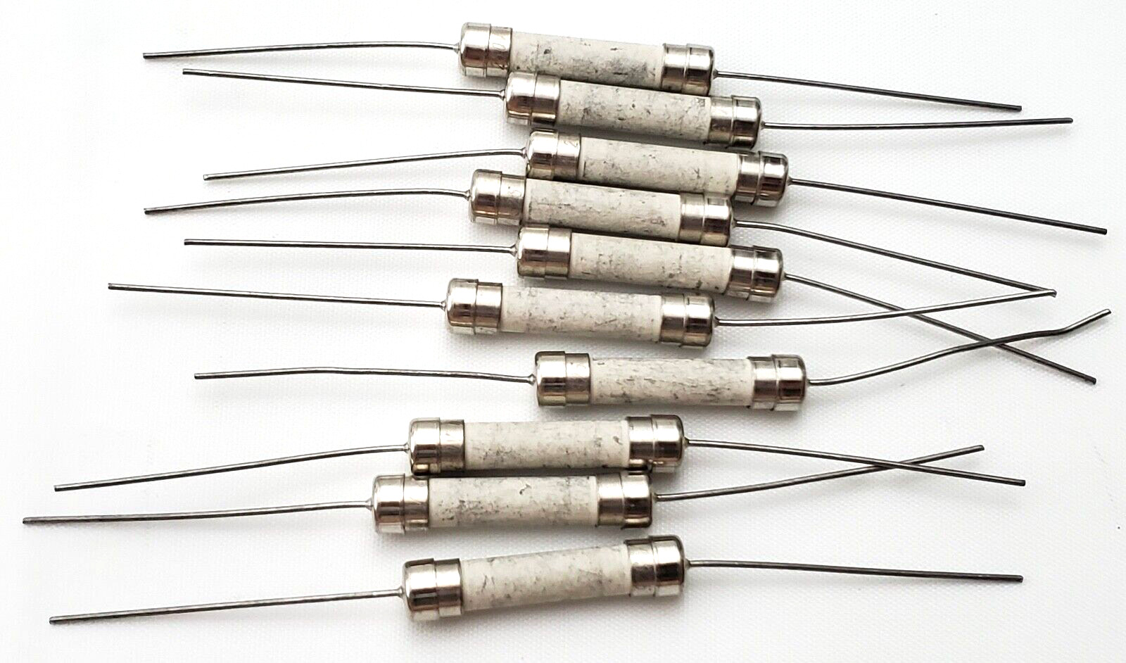 Lot of 61 Littelfuse 3AB 8A Pigtail Fuses 8 Amp 250 Volt 325008 SB/PT Vintage